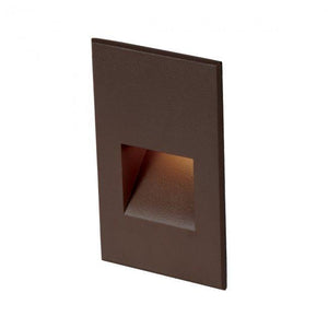 WAC Lighting Bronze  Rectangle LED Step Light, Amber - 4021-AMBZ