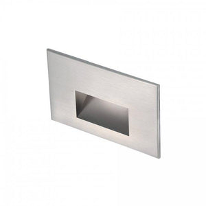WAC Lighting 4011-AMSS Stainless Steel Rectangle LED Step Light, Amber