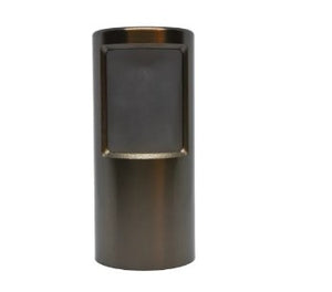 Lumien Accessory, Brass Micro Path Light Bollard Cap Cover, (1) 90 Opening