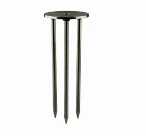 Lumien Accessory, Stainless Steel Trident Stake, 12"