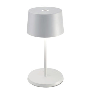 Zafferano Olivia Mini Table Lamp LD0860B4 White