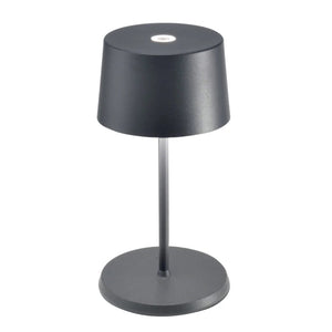 Zafferano Olivia Mini Table Lamp LD0860N4 Dark Grey