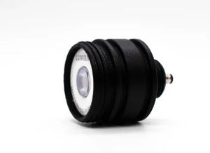 Lumien Black Aluminum Micro Module, 5.5 Watts, 435 Lumens, 10-15V, 60 Beam Spread, 3000K