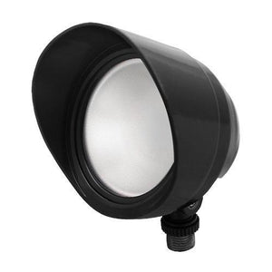 RAB Lighting BULLET12YB LED Bullet Flood, 12W, 800 lm, 3000 K (Warm), Black Finish