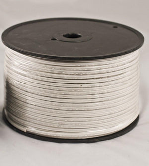 Seasonal Source - 250' Length White Wire, No Sockets -  - Socket Wire  - Big Frog Supply
