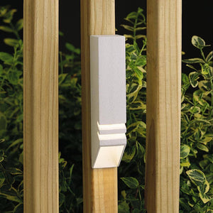 Kichler - Deck Rail Louvered Down Light - Textured White - Landscape Lighting  - Big Frog Supply - 1