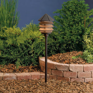 Kichler - Three Tiered 12 Volt One Light Path and Spread Light -  - Landscape Lighting  - Big Frog Supply