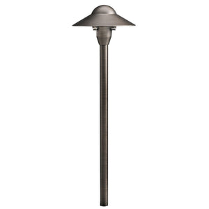 12V Cast Brass 6" Dome Path Light CBR
