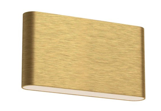 Kuzco AT6510-BG Slate 10-in Brushed Gold LED Wall Sconce - Atlantic Lighting
