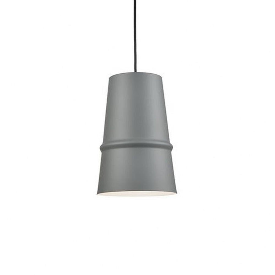 Kuzco 492208-GY Castor 8-in Gray 1 Light Pendant - Atlantic Lighting