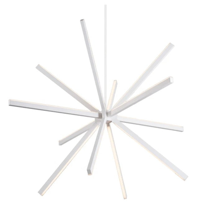 Kuzco CH14356-WH Sirius 56-in White LED Chandeliers - Atlantic Lighting