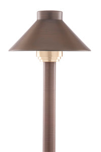 Halco Sollos 915454 Sollos PATH LIGHTS Traditional Hat Kit PTH055-AB-12 Antique Brass NL - Atlantic Lighting