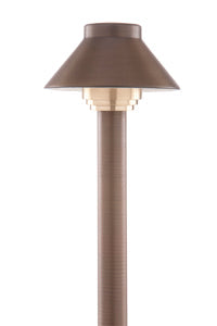 Halco Sollos 915400 Sollos PATH LIGHTS Traditional Hat Kit PTH040-AB-12 Antique Brass NL - Atlantic Lighting