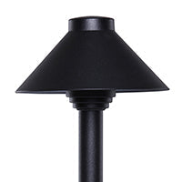 Halco Sollos 910021 Sollos PATH LIGHTS Straight Hat Kit PSH055-TB-12 Textured Black NL - Atlantic Lighting