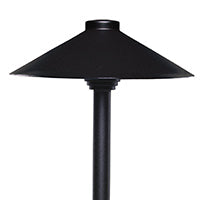 Halco Sollos 914028 Sollos PATH LIGHTS Straight Hat Kit PSH090-TB-15 Textured Black NL - Atlantic Lighting