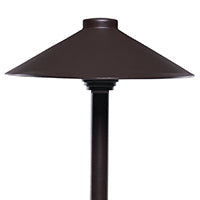 Halco Sollos 914037 Sollos PATH LIGHTS Straight Hat Kit PSH090-TZ-18 Textured Bronze NL - Atlantic Lighting