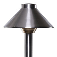 Halco Sollos 915562 Sollos PATH LIGHTS Traditional Hat Kit PTH040-SS-12 Stainless Steel NL - Atlantic Lighting