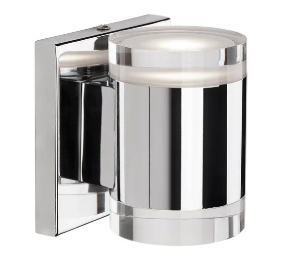 Kuzco 601431CH-LED Norfolk 5-in Chrome LED Wall Sconce - Atlantic Lighting
