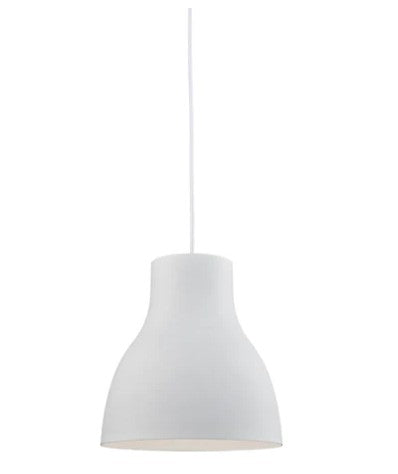 Kuzco 494213-WH Cradle 13-in White 1 Light Pendant - Atlantic Lighting