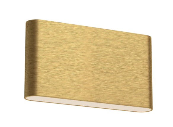 Kuzco AT68010-BG Slate 10-in Brushed Gold LED Wall Sconce - Atlantic Lighting
