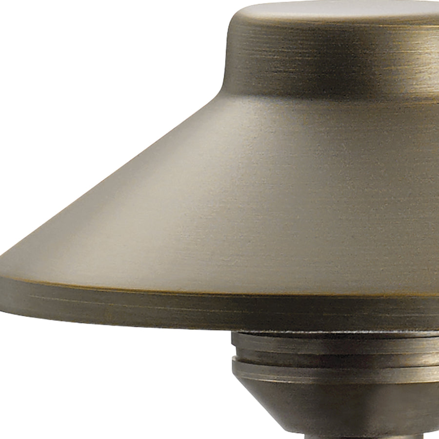 Kichler 15505CBR path light close-up