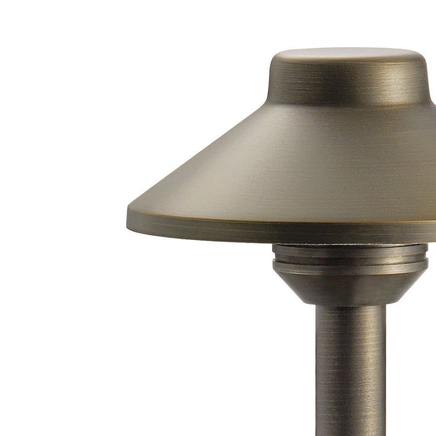 Kichler 15505CBR stepped dome detail