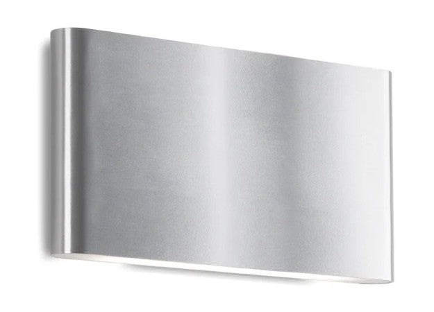Kuzco AT6510-BN Slate 10-in Brushed Nickel LED All terior Wall - Atlantic Lighting
