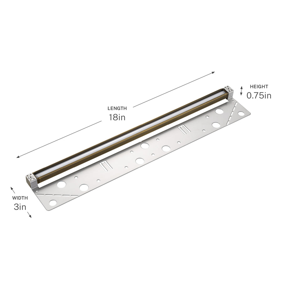 Kichler 16103CBR30 dimension drawing
