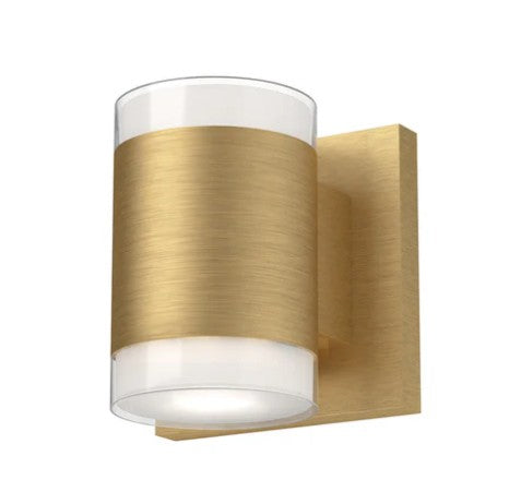 Kuzco 601431BG-LED Norfolk 5-in Brushed Gold LED Wall Sconce - Atlantic Lighting