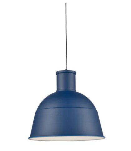 Kuzco 493516-IB Irving 16-in Indigo Blue 1 Light Pendant - Atlantic Lighting