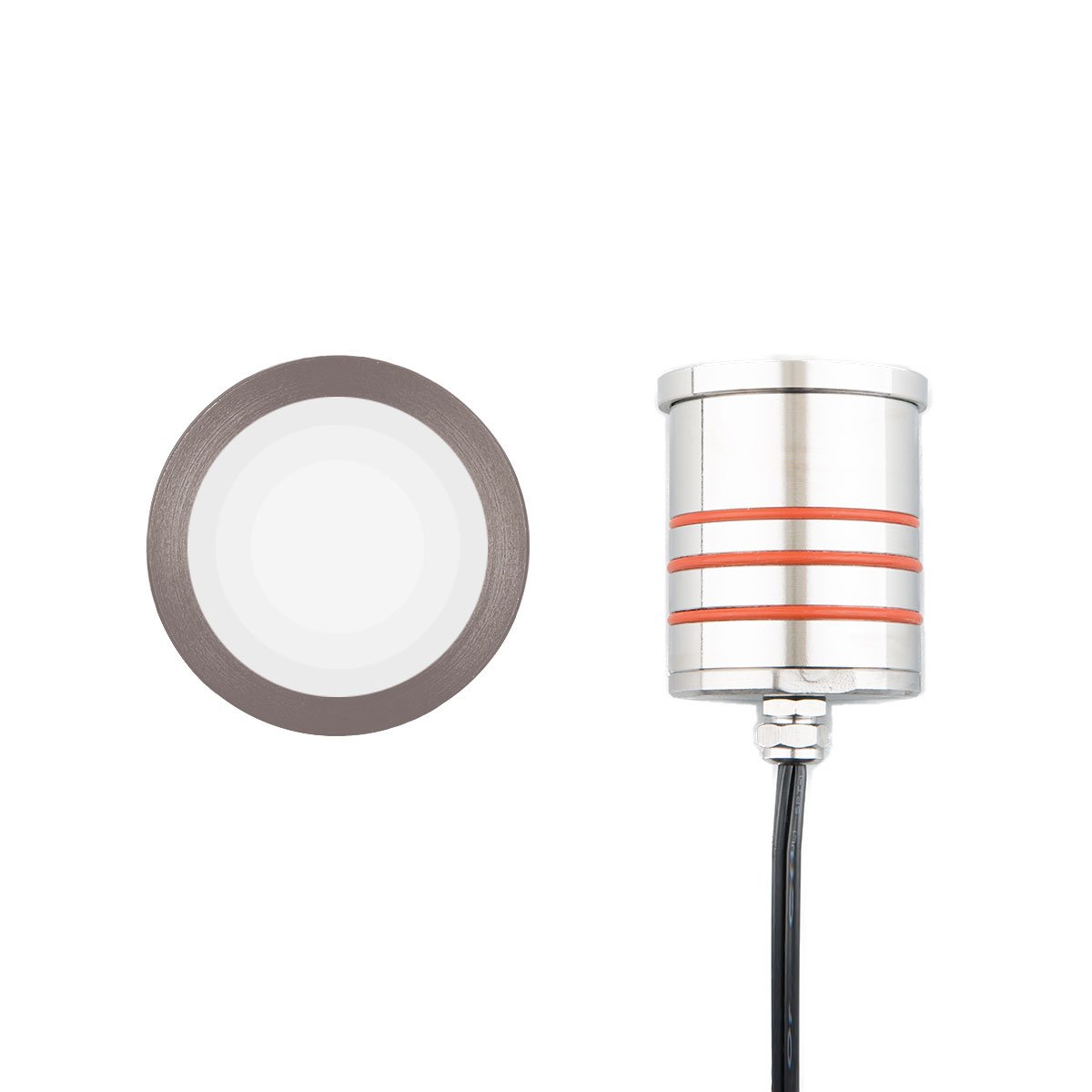 WAC 2011-27BS Lighting 2IN LED INGROUND-2700K-SMALL ROUND - Atlantic Lighting