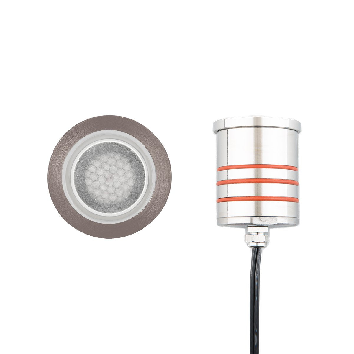 WAC 2012-27BS Lighting 2IN LED INGROUND-2700K-SMALL RND LOUVER - Atlantic Lighting