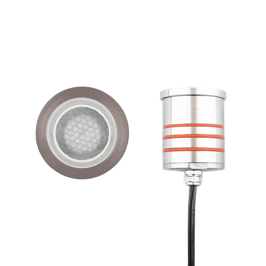 WAC 2012-27BS Lighting 2IN LED INGROUND-2700K-SMALL RND LOUVER - Atlantic Lighting