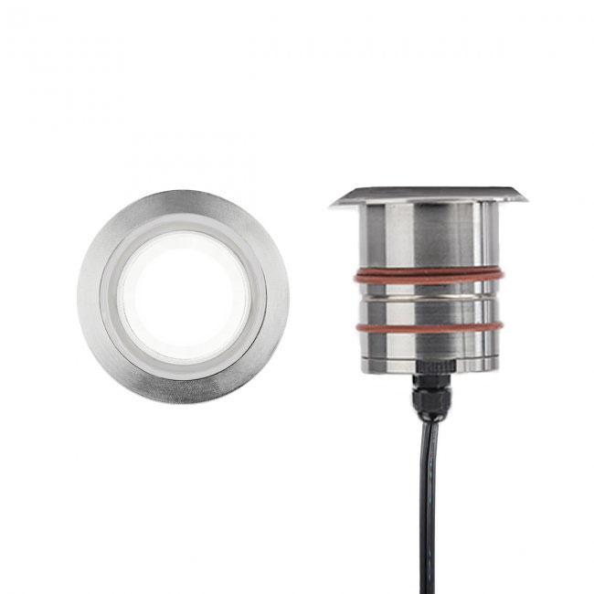 WAC 2021-27SS Lighting 2IN LED INGROUND-2700K-SMALL ROUND Stainless Steel - Atlantic Lighting