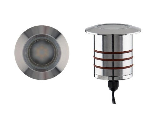 WAC Round Quad-Directional Colorscaping Indicator SS RGBWW