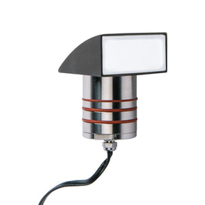 WAC Lighting 2IN LED INGROUND-2700K-HOOD Bronzed Stainless Steel