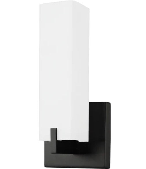 Kuzco 601485BK-LED Stratford 12-in Black LED Wall Sconce - Atlantic Lighting