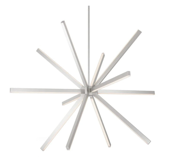 Kuzco CH14356-BN Sirius 56-in Brushed Nickel LED Chandeliers - Atlantic Lighting
