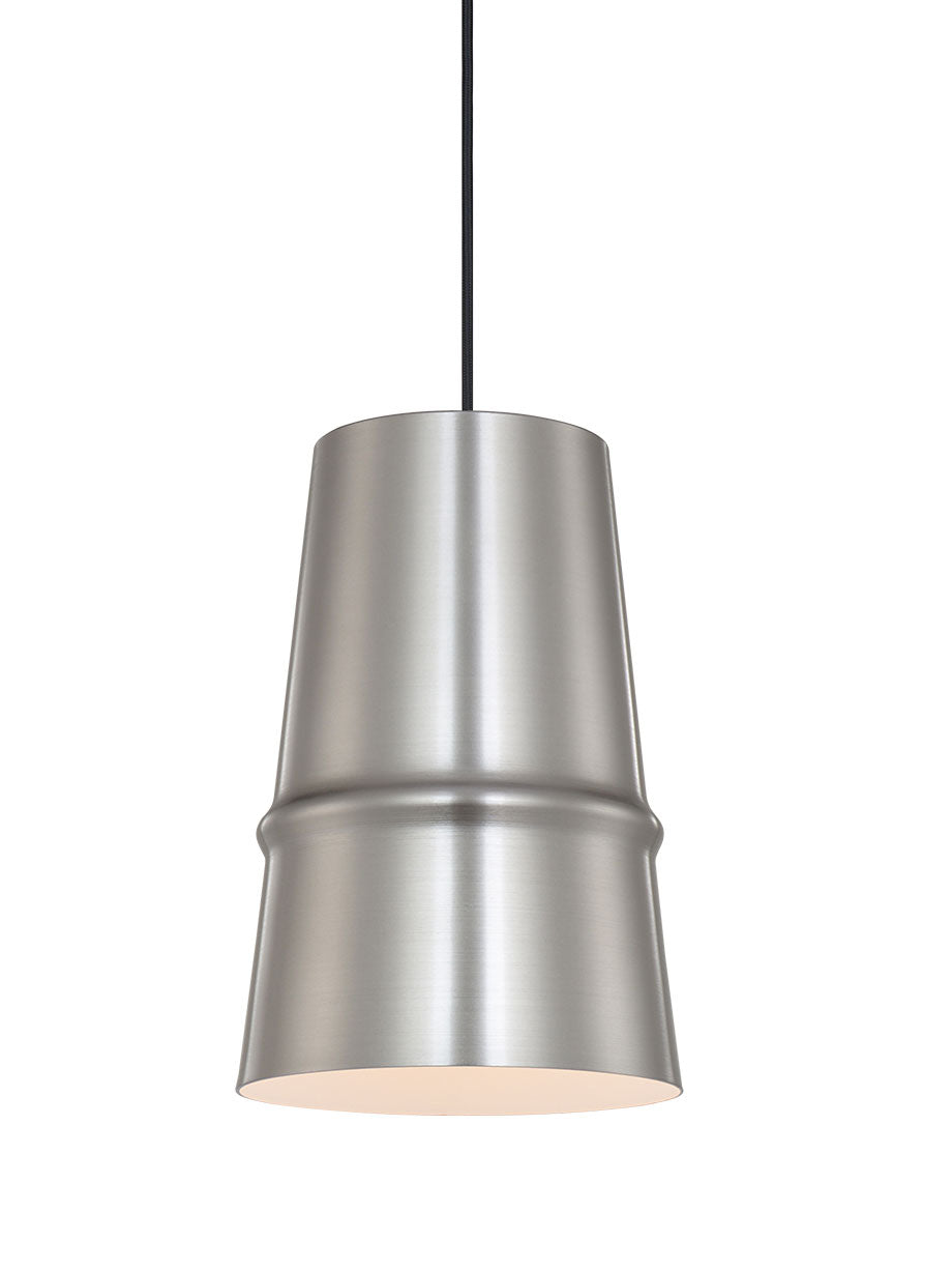 Kuzco 492208-BN Castor 8-in Brushed Nickel 1 Light Pendant - Atlantic Lighting
