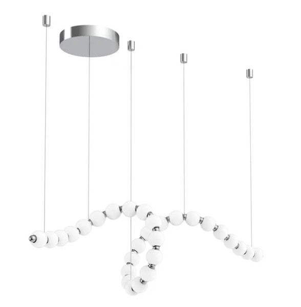 Kuzco CH321508CH Akoya 29 Head Chrome LED Chandeliers - Atlantic Lighting