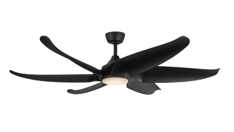 Kuzco CF90960-MB Coronado 60-in Matte Black LED Ceiling Fan - Atlantic Lighting