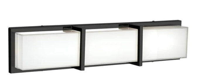 Kuzco 701313BK-LED Watford 25-in Black LED Vanity - Atlantic Lighting