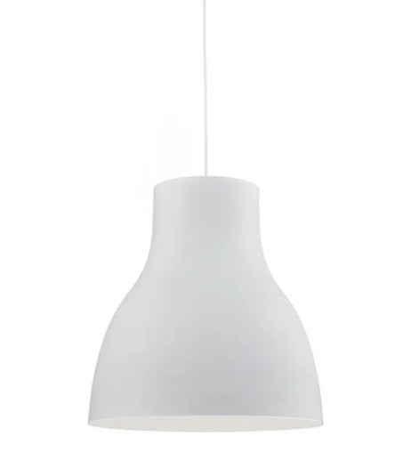 Kuzco 494224-WH Cradle 24-in White 1 Light Pendant - Atlantic Lighting