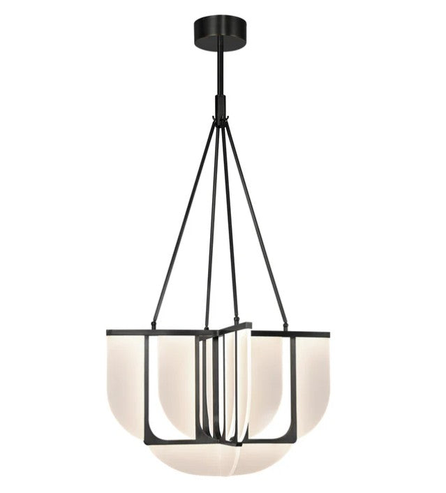 Kuzco CH336830UB Anders 30-in Urban Bronze LED Chandeliers - Atlantic Lighting