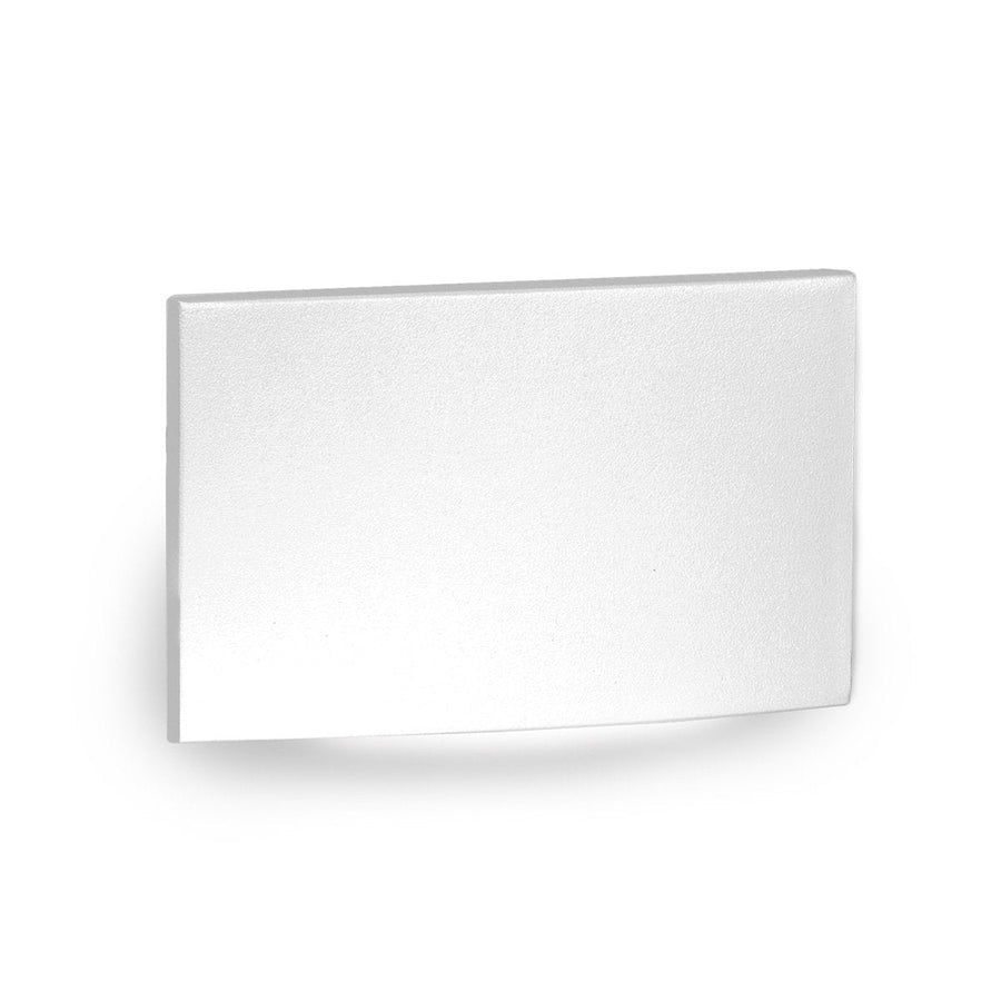 WAC 4031-AMWT Lighting STEP 12V HORIZ RECT ALUM AMBER White - Atlantic Lighting
