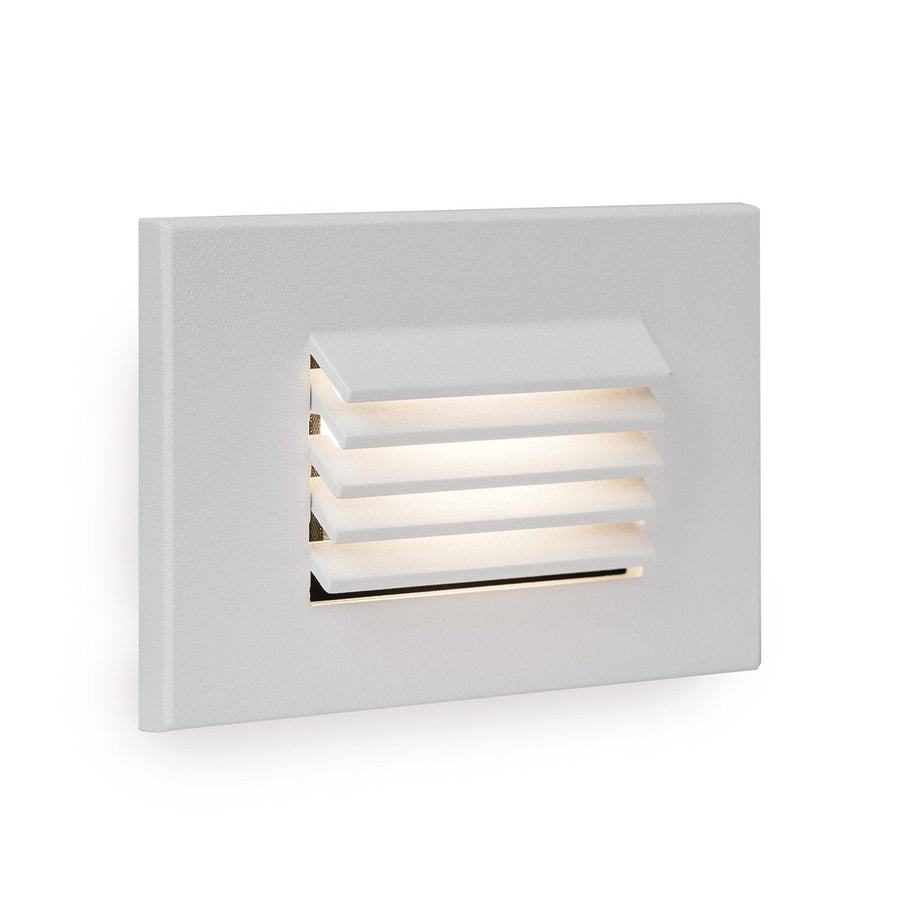 WAC 4051-AMWT Lighting 9-15V Step And Wall Light - Rectangle AMBER White - Atlantic Lighting
