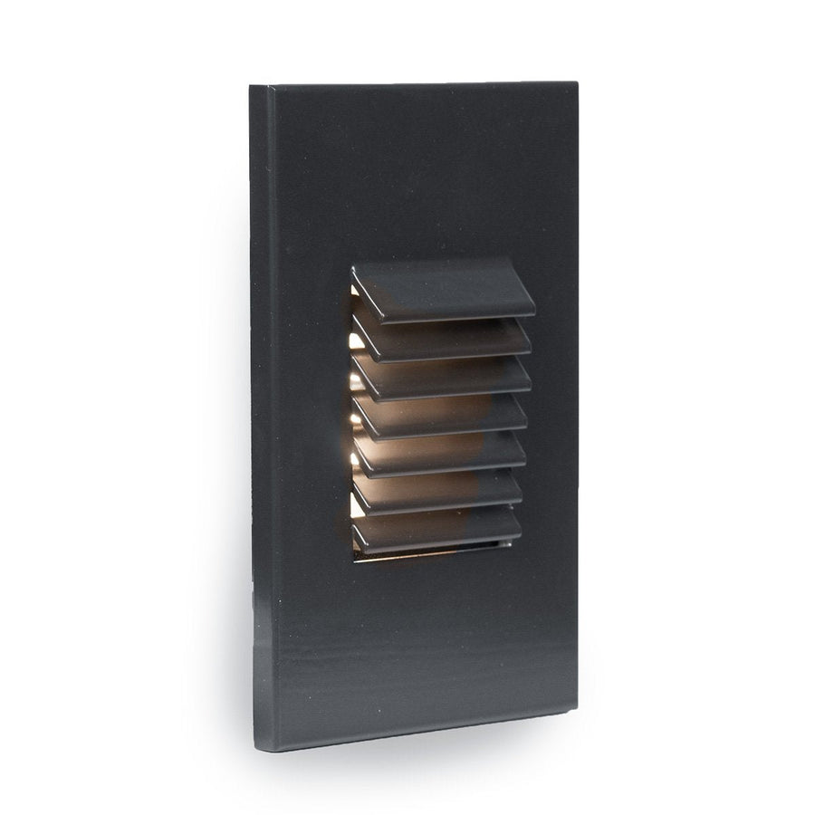 WAC 4061-30BK Lighting 9-15V Step And Wall Light - Rectangle 3000K Black - Atlantic Lighting