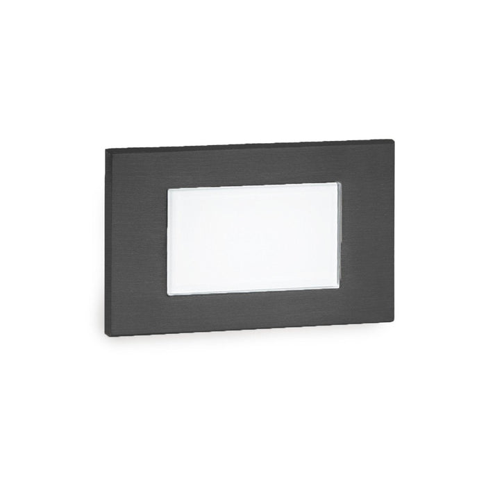 WAC Lighting 4071-AMBK 9-15V Step And Wall Light - Rectangle AMBER Black