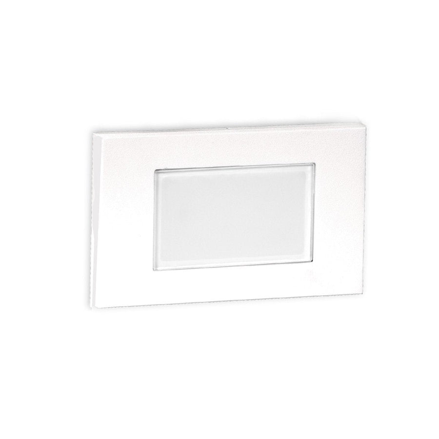 WAC 4071-AMWT Lighting 9-15V Step And Wall Light - Rectangle AMBER White - Atlantic Lighting