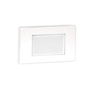 WAC Lighting 4071-AMWT 9-15V Step And Wall Light - Rectangle AMBER White
